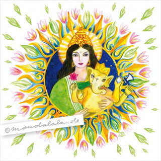 "Parvati und Ganesha" Mandala