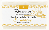 Rosenrot, Sunshine, Pflanzölseife,bio,100 g