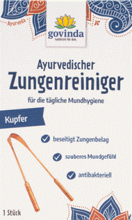Govinda Ayurvedischer Zungenreiniger, Kupfer, 1 Stück
