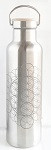 Freiglas, Edelstahlflasche-Blume des Lebens, 0,75 l