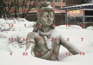 Postkarte Yogischer Adventskalender Shiva