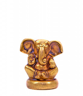 Ganesha Murti ~ 6 cm, Messing