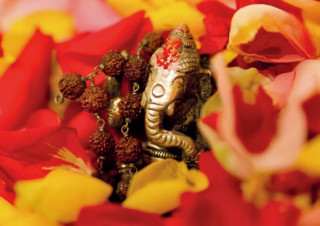 Postkarte "Ganesha Puja"