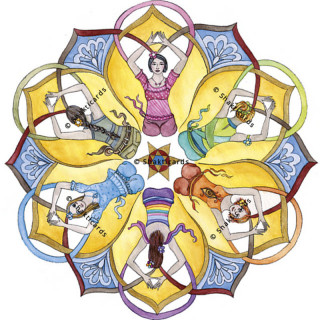 Fensterbild "Mandala"