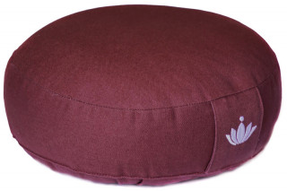 Meditationskissen "Lotus" aubergine