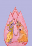 Yoga Vidya "Radha Krishna" Blankbook
