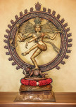 Nataraja-Murti im Haus Shanti, Yoga Vidya Bad Meinberg Postkarte 15x10,5cm