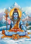 Götter-Postkarte Shiva