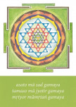Shri Yantra Postkarten DIN A6-Format